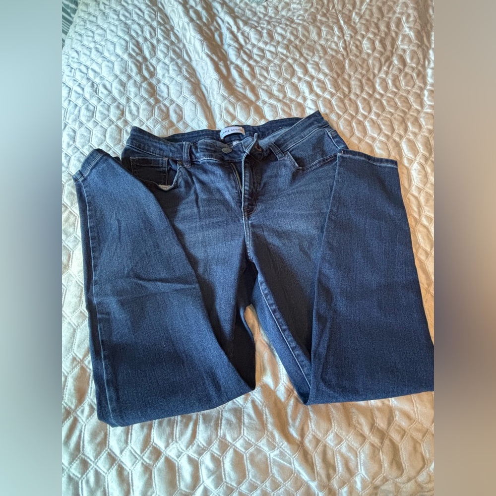 Lane Bryant Dark Blue Skinny Jeans